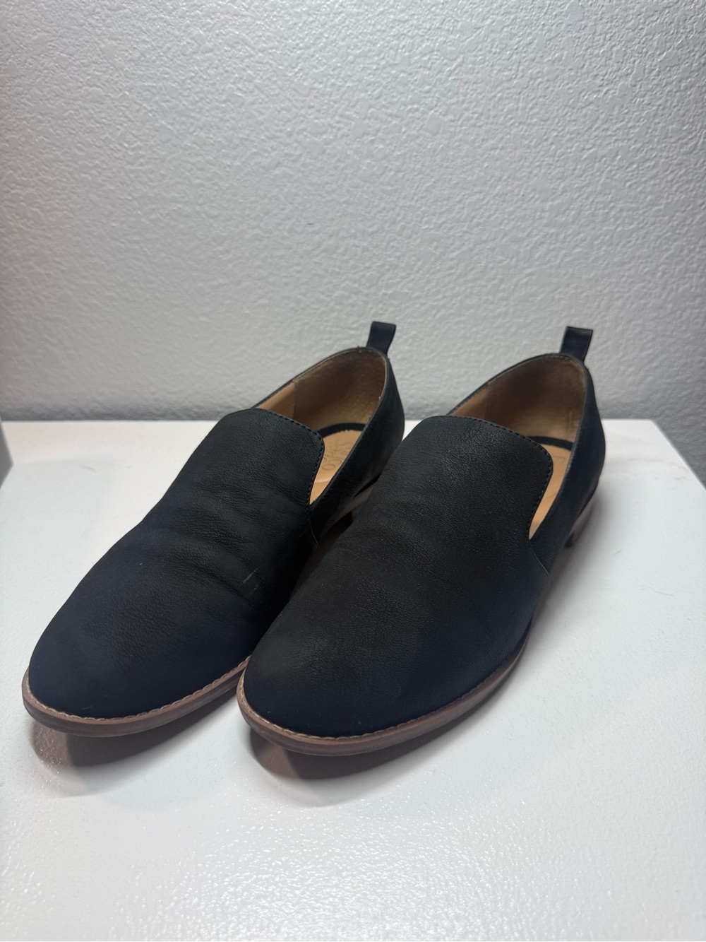 Franco Sarto Black Women's Slip-On Loafers